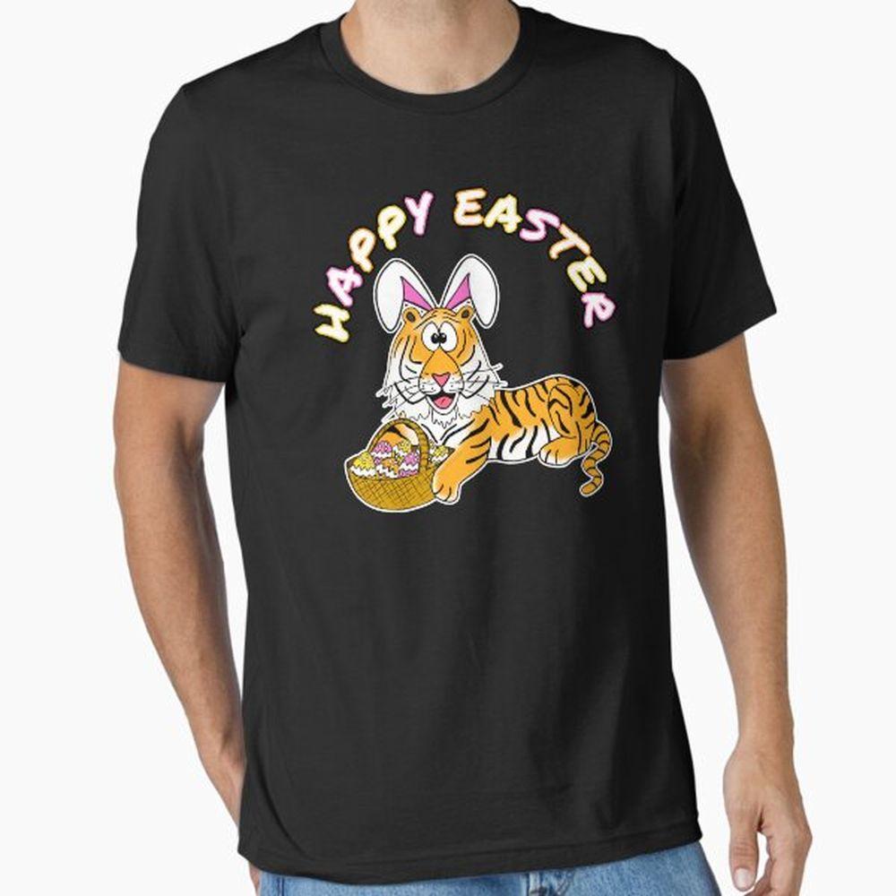 Easter Tiger Bunny Eggs Awesome Shirt Easter Tiger Bunny Eggs Awesome Shirt